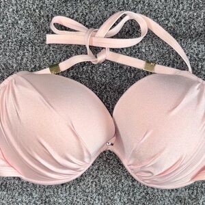 Victoria’s Secret Pale Pink Bikini Top 36DD RN#54867 CA#23226